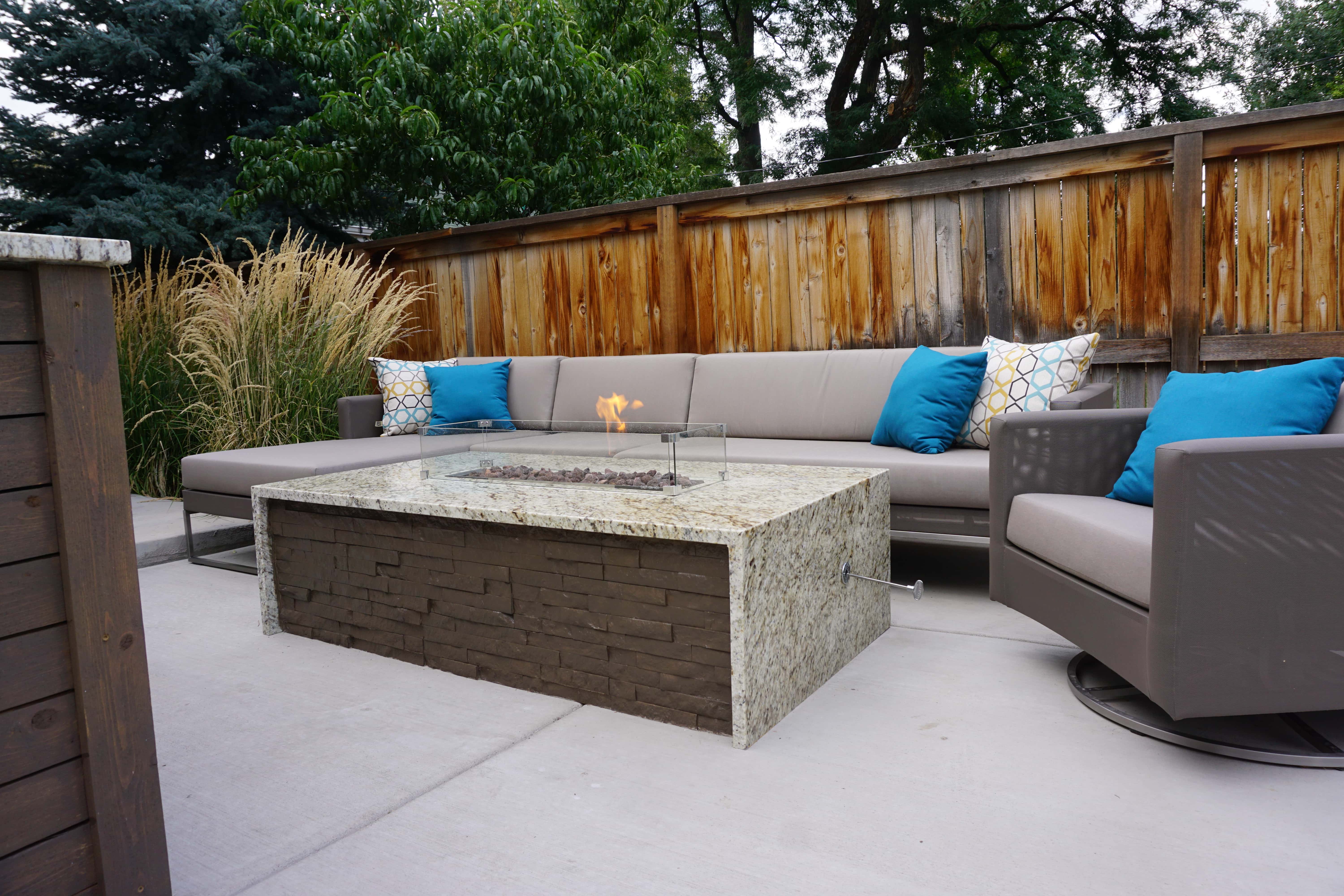 Fire Pit And Outdoor Furniture fire pit outdoor kitchen patio cherry creek denver co