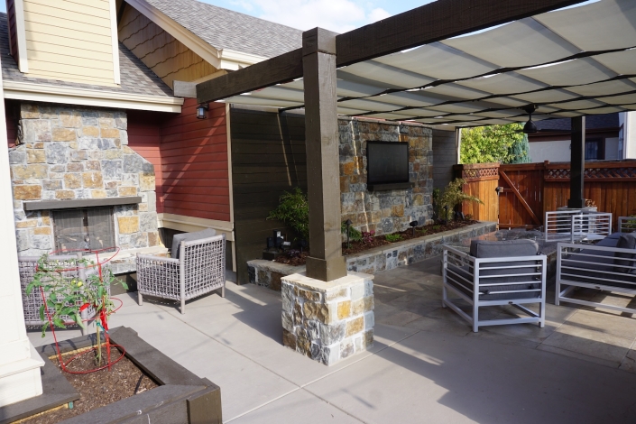 outdoor fireplace in lowry co