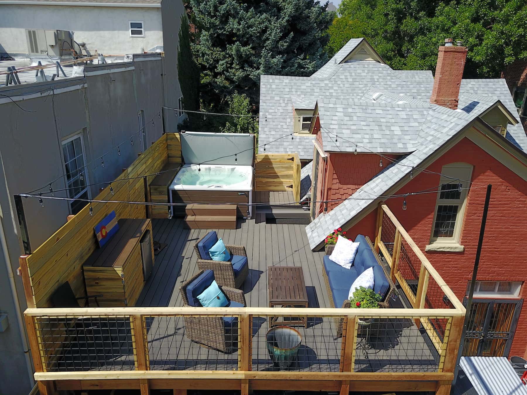 Elevated Deck and Hot Tub Denver Co