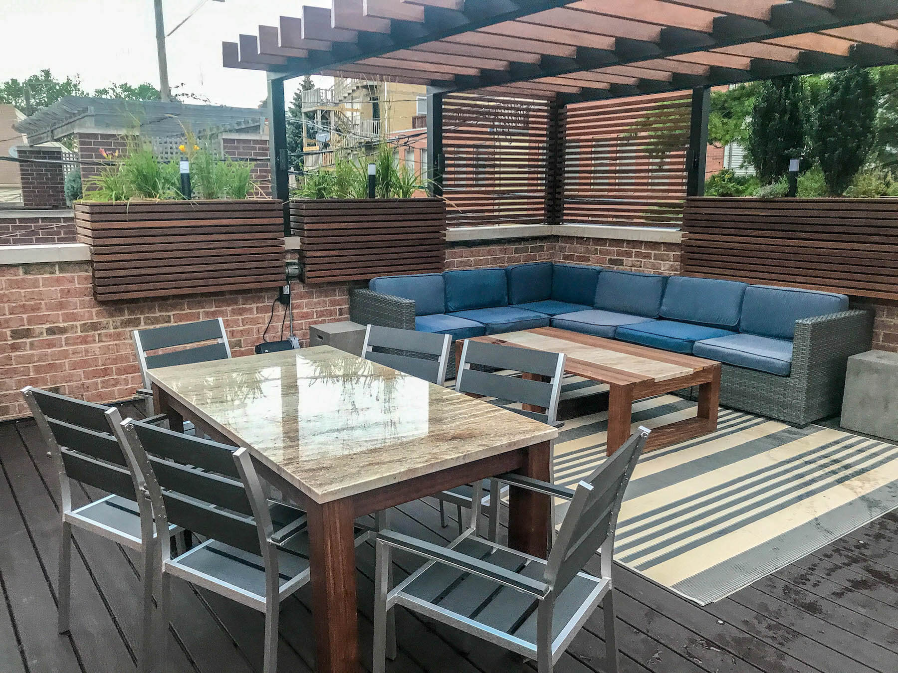 Outdoor Dining and Planters Denver CO