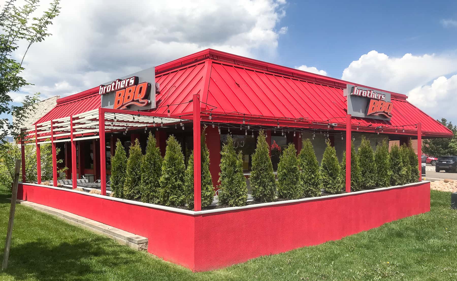 Restaurant Outdoor Privacy Trees Broomfield CO
