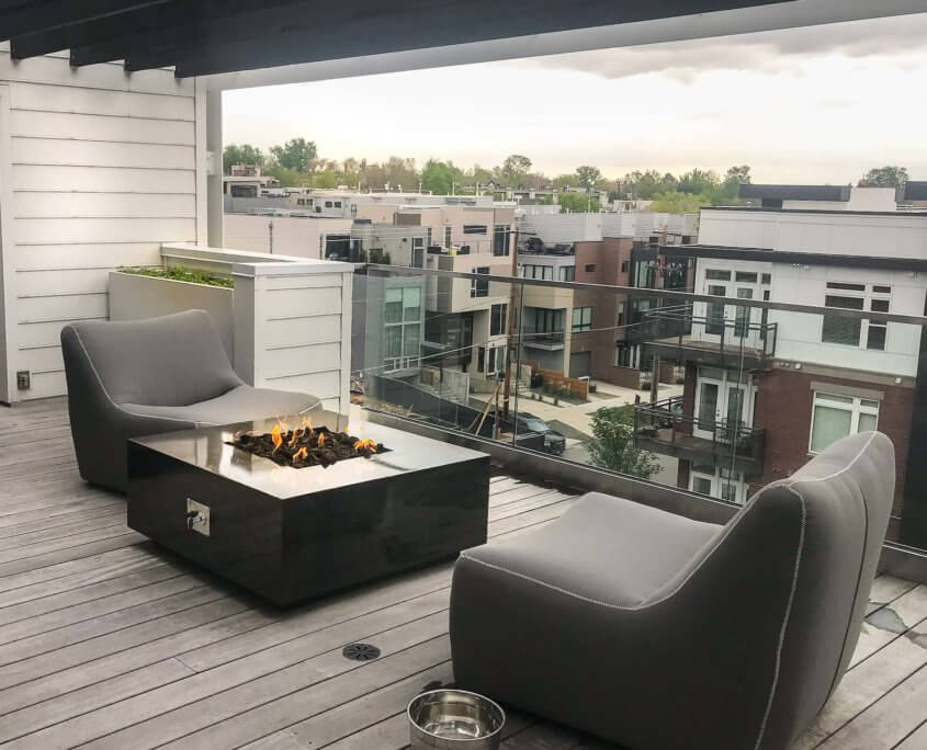 Fire Pit & Deck Fire PitRooftop Deck LoHi Denver, CO