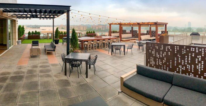 Commercial Rooftop Patio Cherry Creek Denver CO
