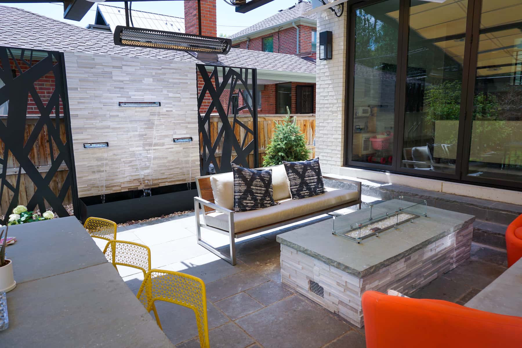 Firepit and Outdoor Seating Paver Patio Bonnie Brae Denver CO