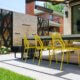 Paver Patio Outdoor Dining Water Feature Bonnie Brae Denver CO