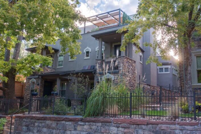 Front Landscape and Rooftop Deck Denver CO Front Landscape Rooftop Deck LoHi Denver CO