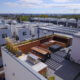 Roof Deck Planters Outdoor furniture Pergola Sloans Lake Denver CO Roof Deck and Garden