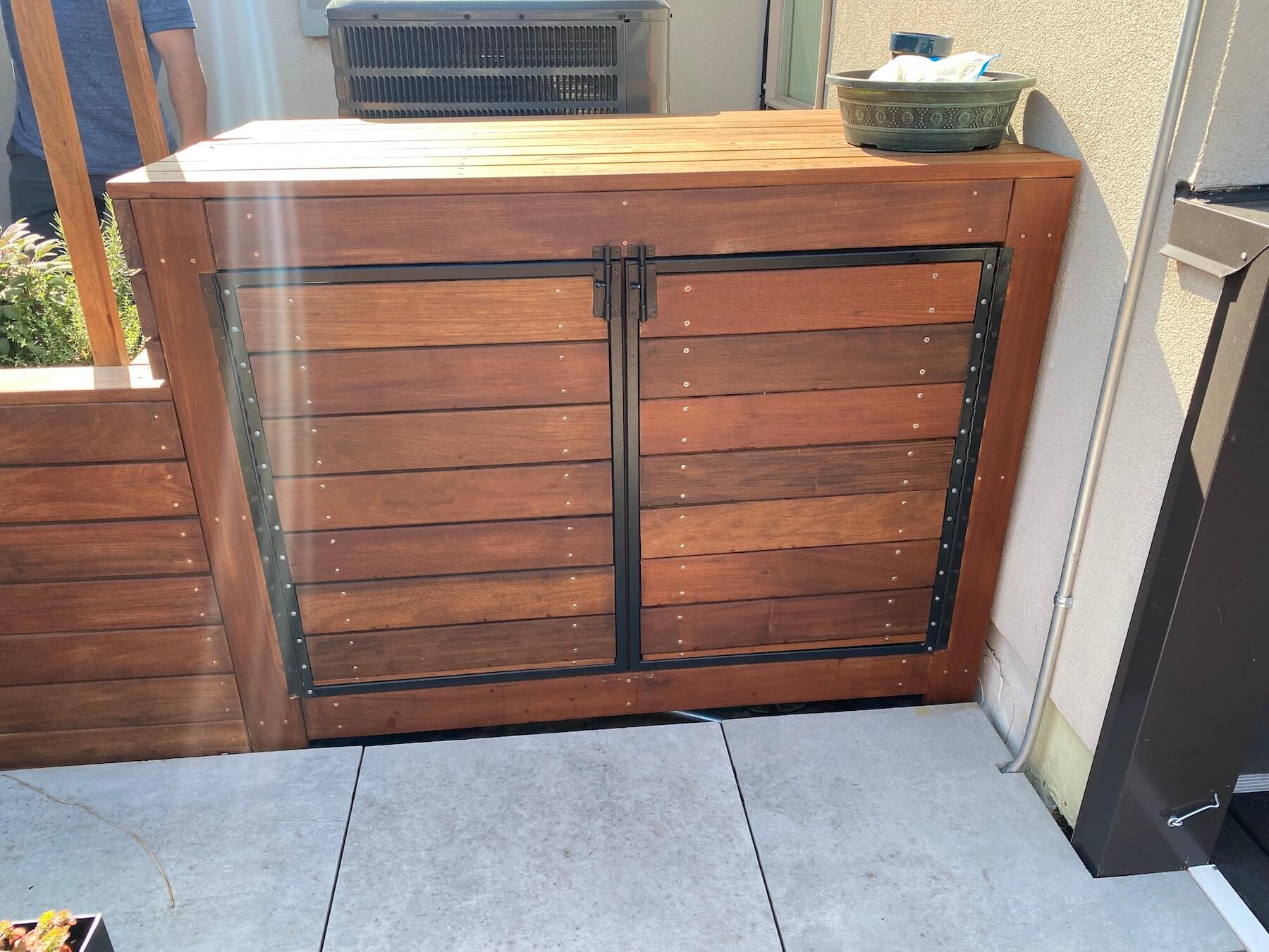 Custom Wooden Cabinet Rooftop Denver Co