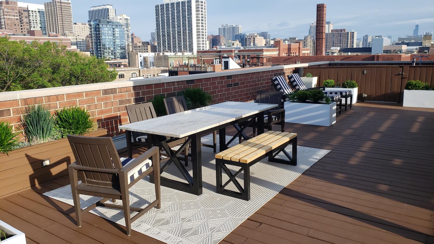 Rooftop Dining Table Rooftop Dining Table Granite Denver Co