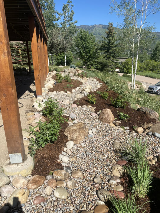 Rock landscaping steamboat springs co