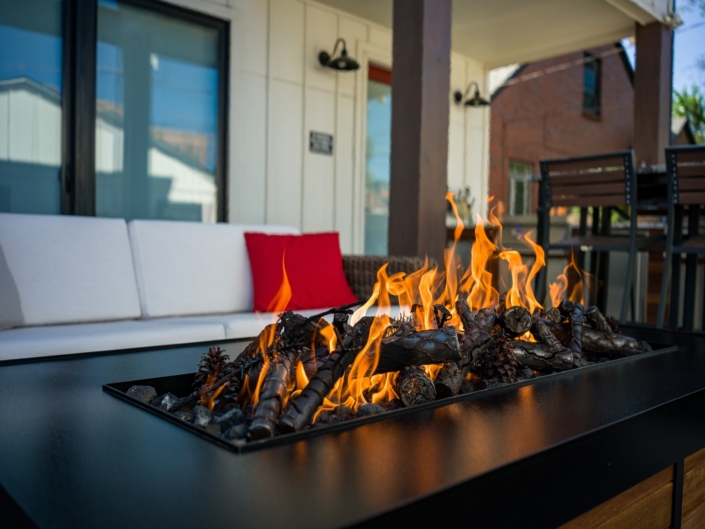 Fire pit by local Reign of Fire sloan's lake denver