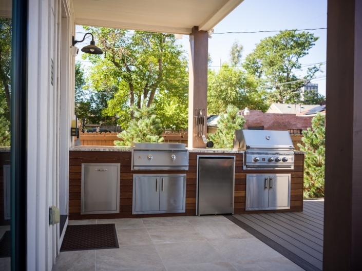 Outdoor kitchen sloan's lake denver