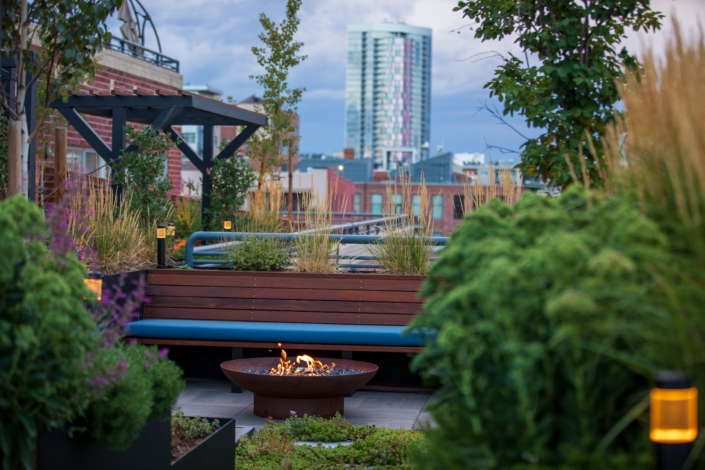 garden fire pit lounge denver