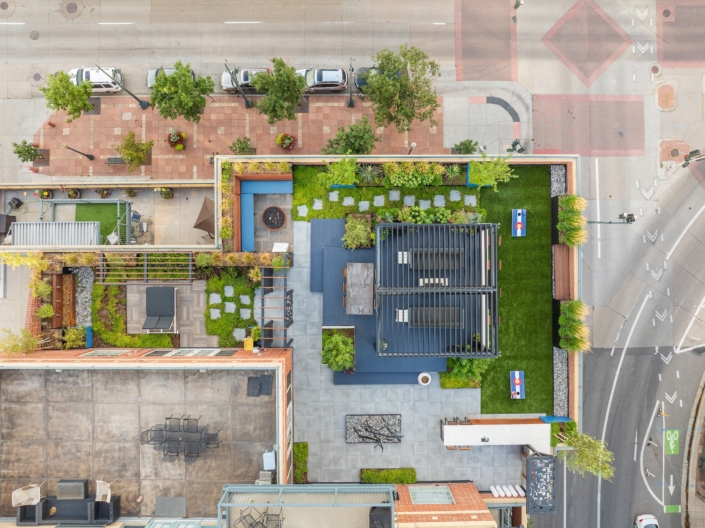 Roof Deck Aerial Denver