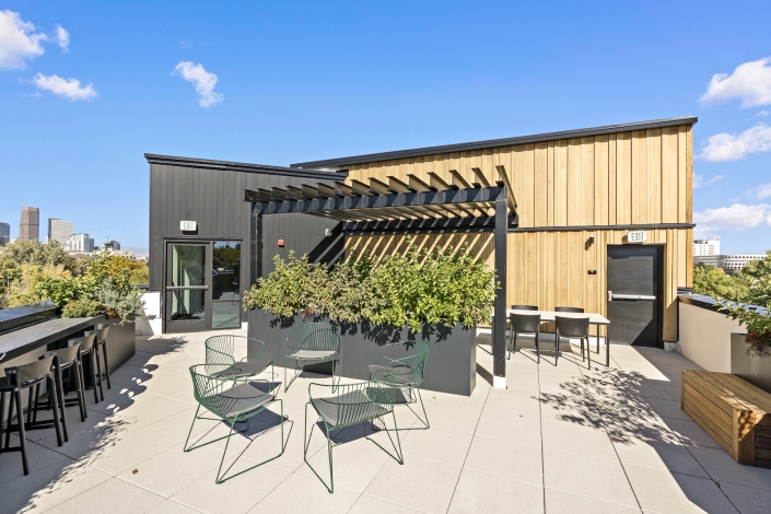 Community Rooftop Deck Condos downtown denver