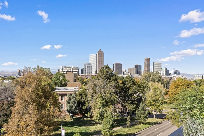 Denver Views From Rooftop downtown denver