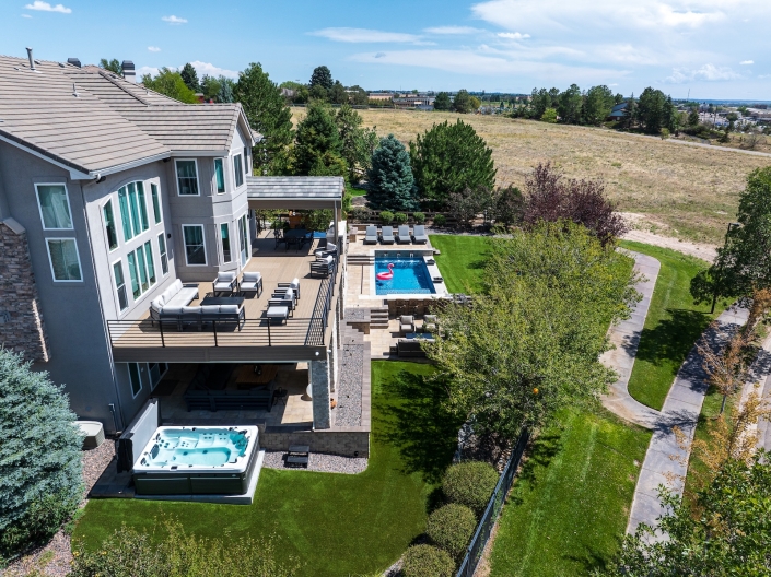 backyard design in centennial, co