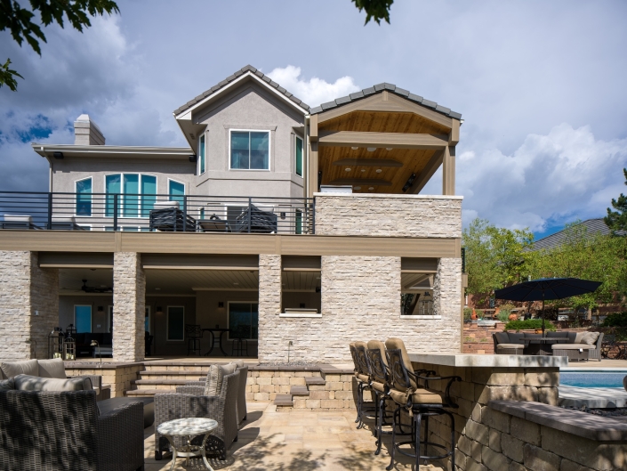 outdoor living space in centennial, co