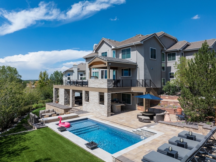 complete backyard transformation in centennial, co