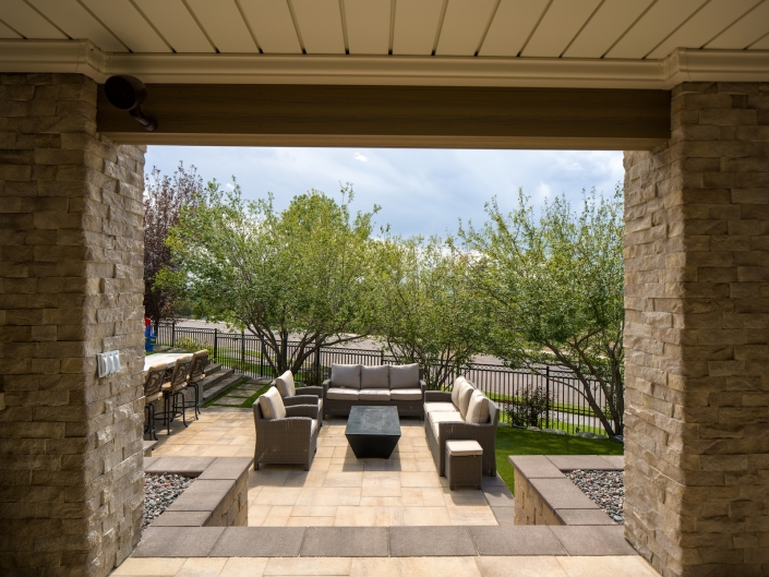 fire pit area in in centennial, co