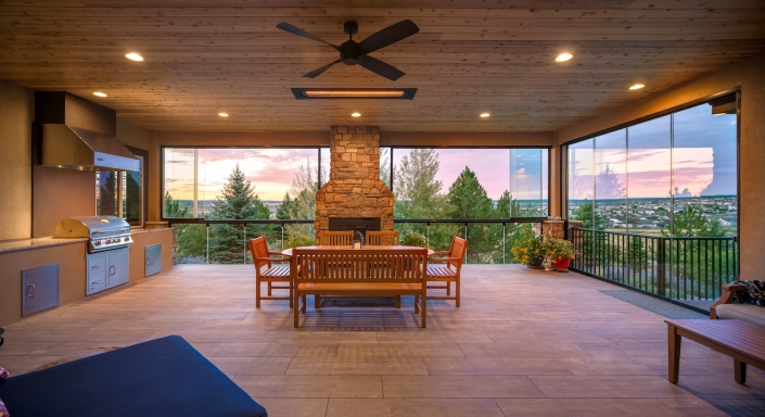 glass enclosed outdoor space parker co