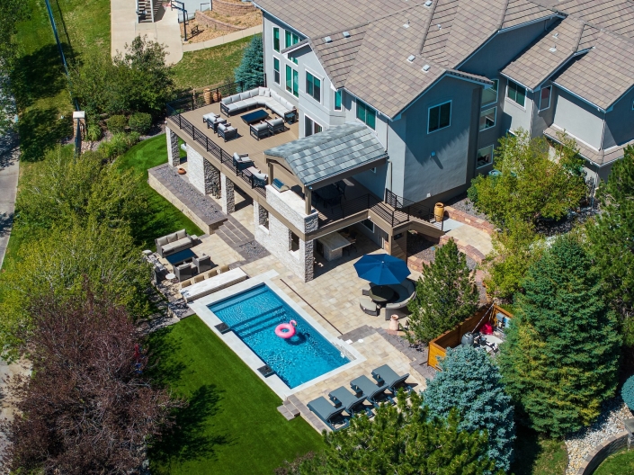 outdoor deck and patio in centennial, co