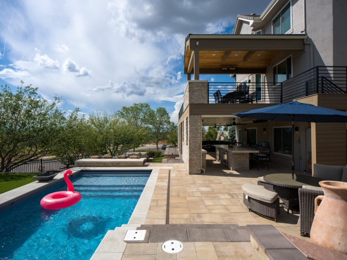 pool patio bar in centennial, co