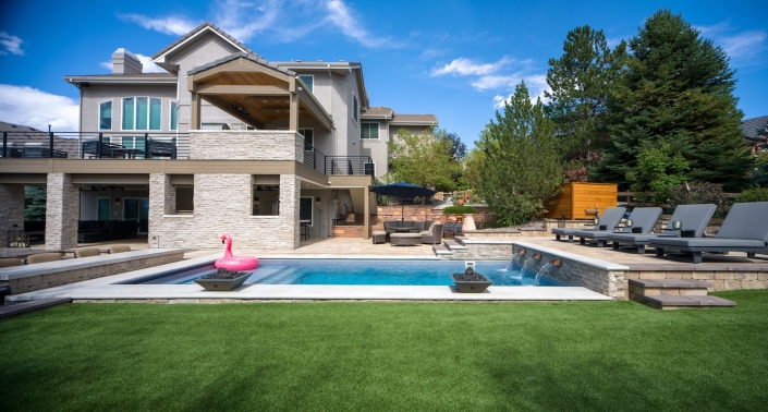 pool patio in centennial, co