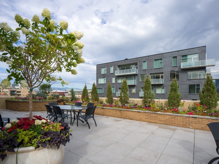 porcelain paver roof deck in lodo denver
